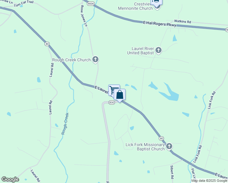 map of restaurants, bars, coffee shops, grocery stores, and more near 3582 East Laurel Road in London