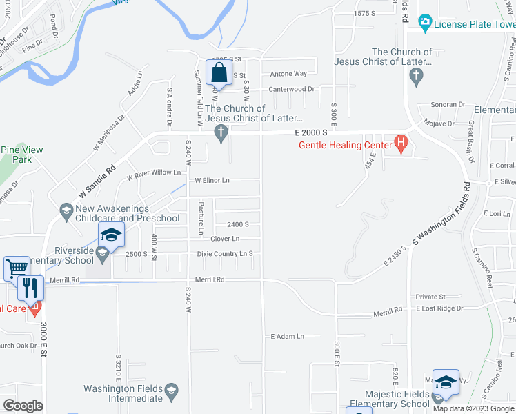 map of restaurants, bars, coffee shops, grocery stores, and more near 3 Orchard Lane in Washington