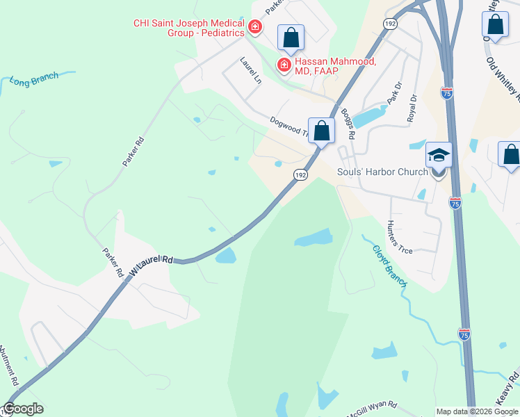 map of restaurants, bars, coffee shops, grocery stores, and more near 940 West Laurel Road in London