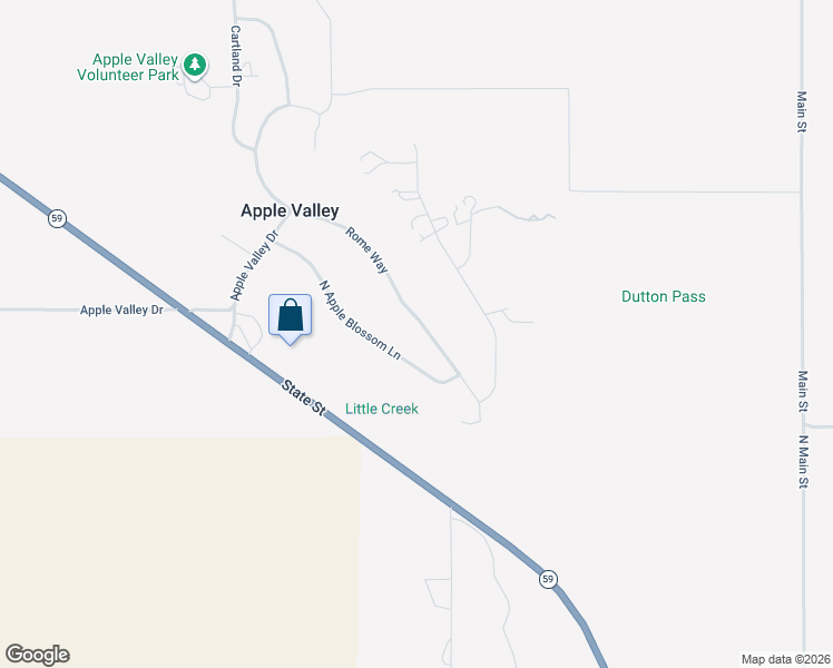 map of restaurants, bars, coffee shops, grocery stores, and more near 1383 Rome Way in Apple Valley