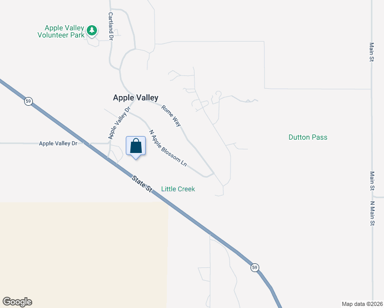 map of restaurants, bars, coffee shops, grocery stores, and more near 1383 Rome Way in Apple Valley