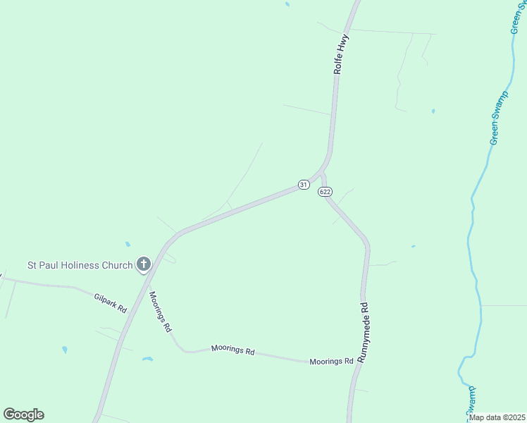 map of restaurants, bars, coffee shops, grocery stores, and more near 9100 Rolfe Highway in Dendron