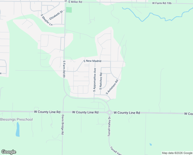map of restaurants, bars, coffee shops, grocery stores, and more near 1416 South Appomattox Avenue in Republic
