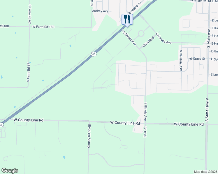 map of restaurants, bars, coffee shops, grocery stores, and more near 766 Navajo Street in Republic