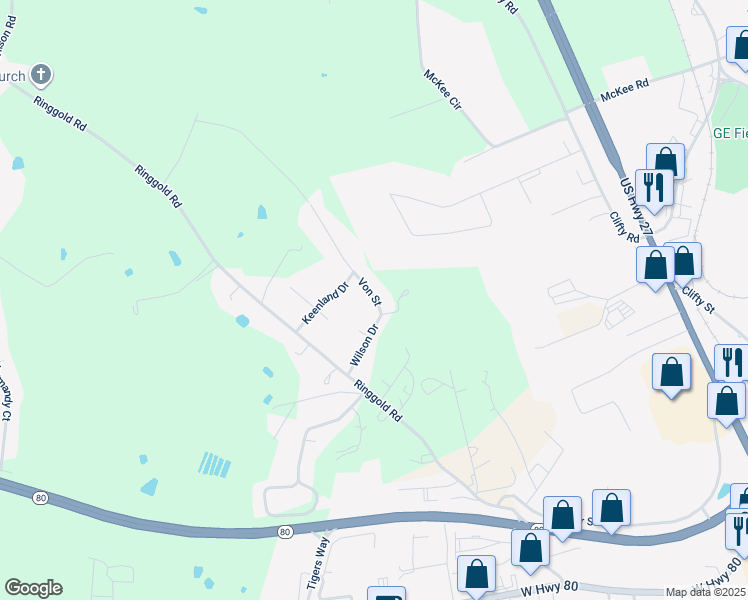 map of restaurants, bars, coffee shops, grocery stores, and more near 28-70 Von Street in Somerset