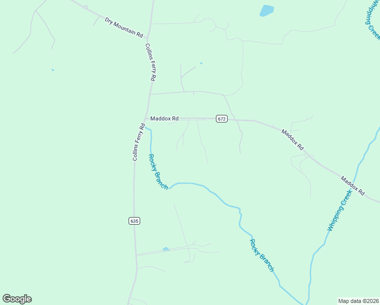 map of restaurants, bars, coffee shops, grocery stores, and more near 195 Maddox Road in Gladys