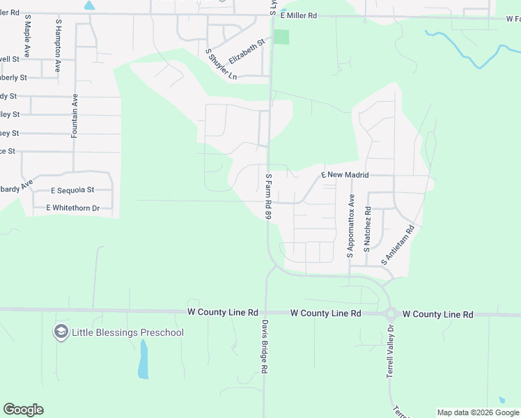 map of restaurants, bars, coffee shops, grocery stores, and more near 6323 South Farm Road 89 in Republic