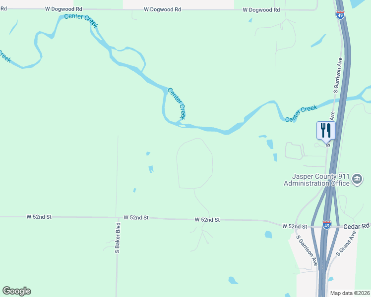 map of restaurants, bars, coffee shops, grocery stores, and more near 4905 Deer Run Loop in Carthage