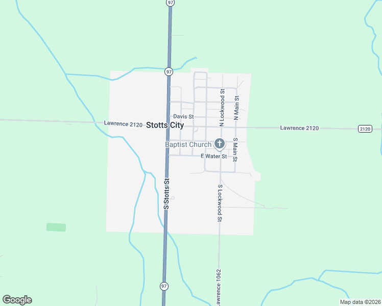 map of restaurants, bars, coffee shops, grocery stores, and more near 200-298 Division Street in Stotts City