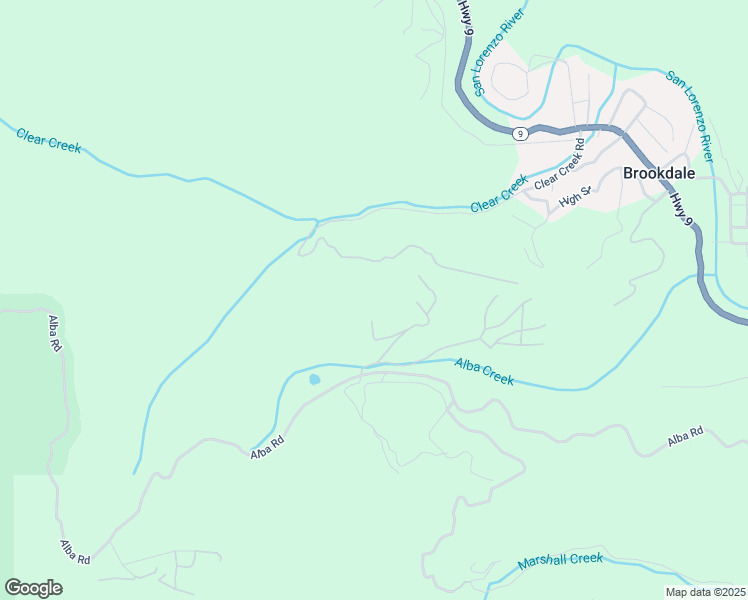 map of restaurants, bars, coffee shops, grocery stores, and more near 185 Sweetwater Lane in Ben Lomond