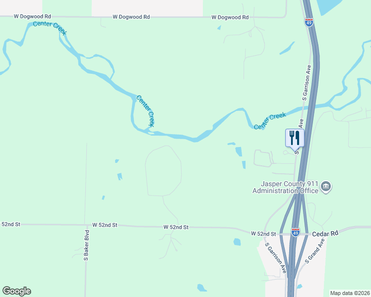map of restaurants, bars, coffee shops, grocery stores, and more near 4924 Deer Run Loop in Carthage
