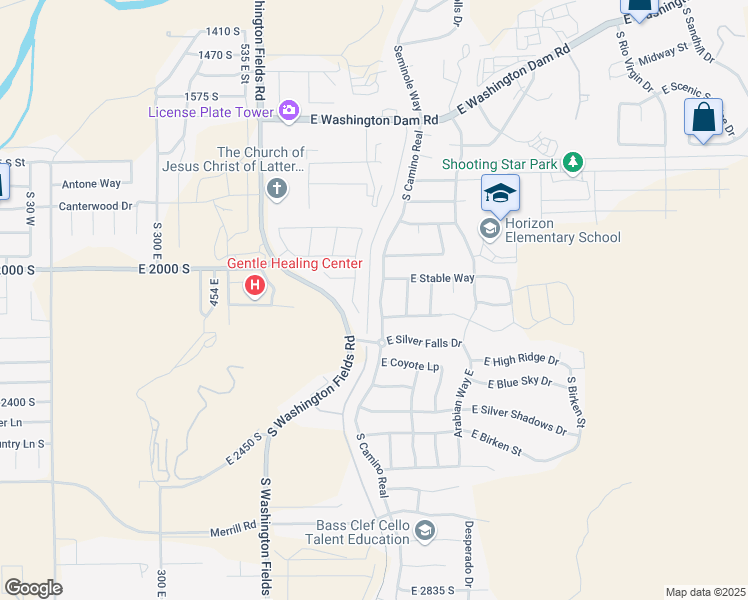 map of restaurants, bars, coffee shops, grocery stores, and more near 2062 South Camino Real in Washington