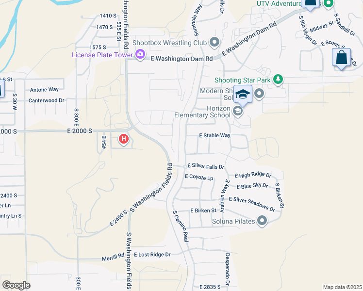 map of restaurants, bars, coffee shops, grocery stores, and more near 2062 South Camino Real in Washington