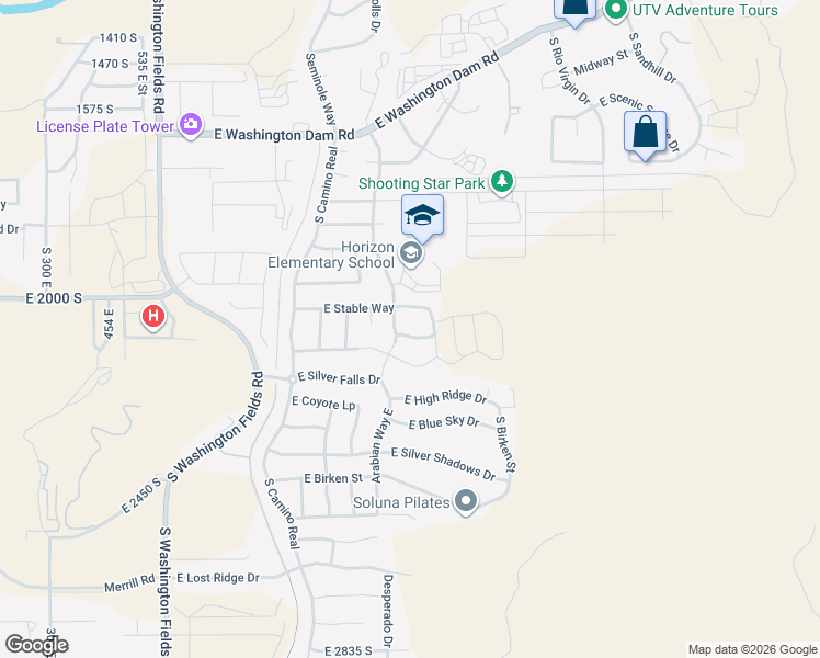 map of restaurants, bars, coffee shops, grocery stores, and more near 1161 East Colt Avenue in Washington