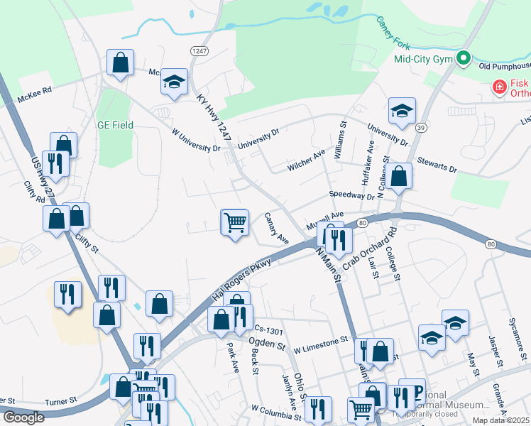 map of restaurants, bars, coffee shops, grocery stores, and more near 146 Robin Drive in Somerset