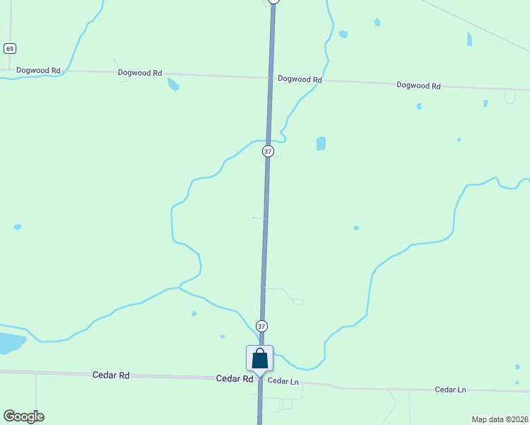 map of restaurants, bars, coffee shops, grocery stores, and more near 3551 State Highway 37 in Reeds