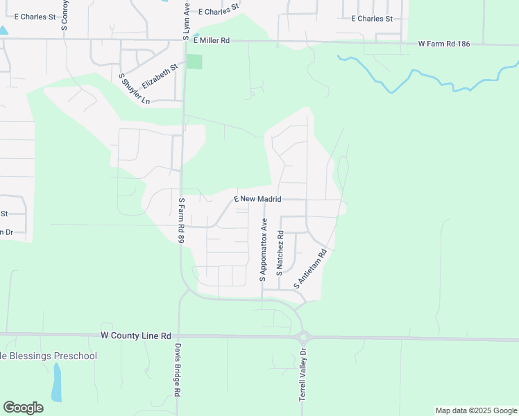 map of restaurants, bars, coffee shops, grocery stores, and more near 1321 South Appomattox Avenue in Republic
