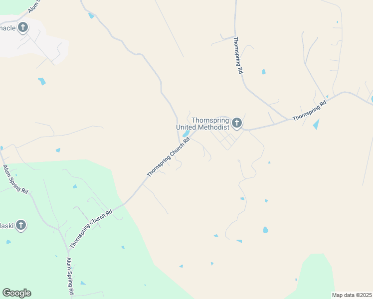 map of restaurants, bars, coffee shops, grocery stores, and more near 5602 Thornspring Church Road in Dublin