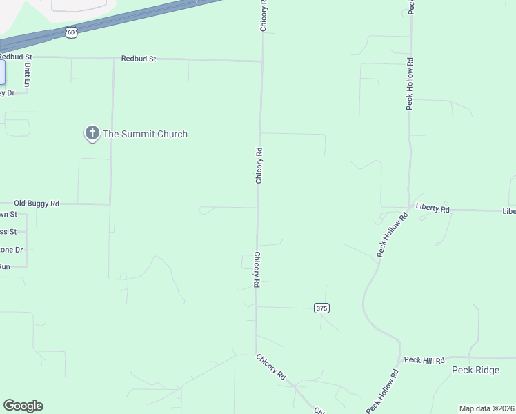 map of restaurants, bars, coffee shops, grocery stores, and more near 655 Chicory Road in Rogersville