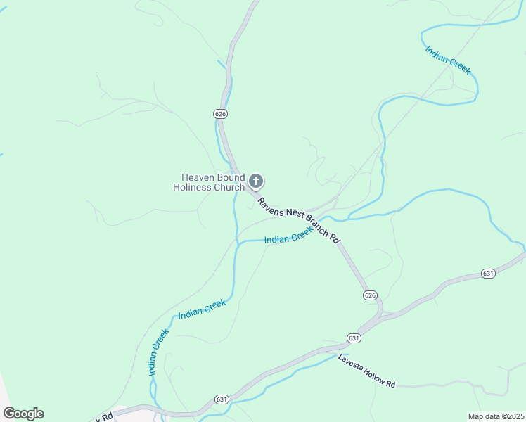 map of restaurants, bars, coffee shops, grocery stores, and more near State Route 626 in Cedar Bluff