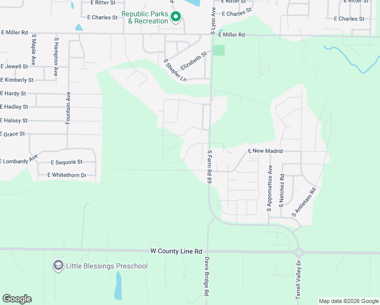 map of restaurants, bars, coffee shops, grocery stores, and more near in Greene County