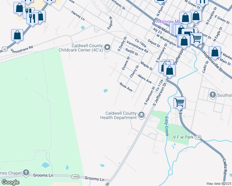 map of restaurants, bars, coffee shops, grocery stores, and more near 101-133 Jacob Drive in Princeton