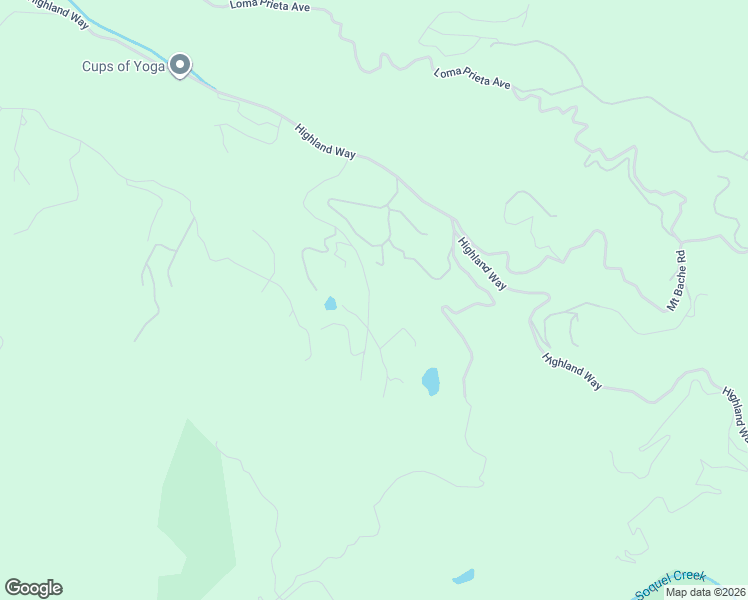 map of restaurants, bars, coffee shops, grocery stores, and more near 25400 Radonich Road in Los Gatos