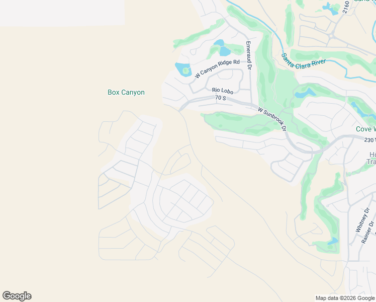 map of restaurants, bars, coffee shops, grocery stores, and more near 2762 Silver Cholla Lane in St. George