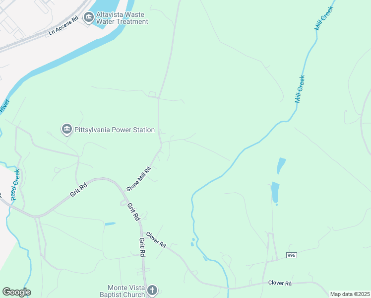 map of restaurants, bars, coffee shops, grocery stores, and more near 430 Stone Mill Road in Hurt