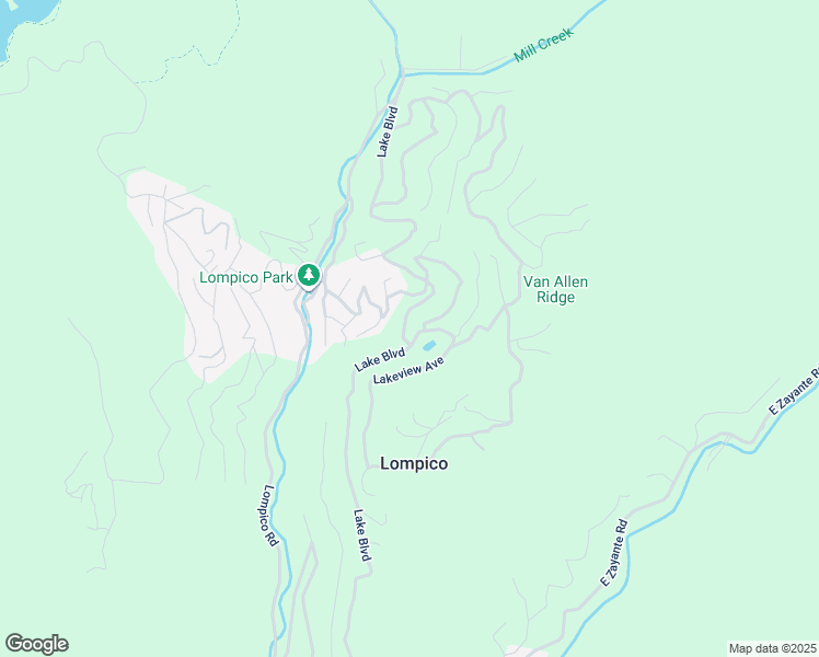 map of restaurants, bars, coffee shops, grocery stores, and more near 11600 Lake Boulevard in Felton