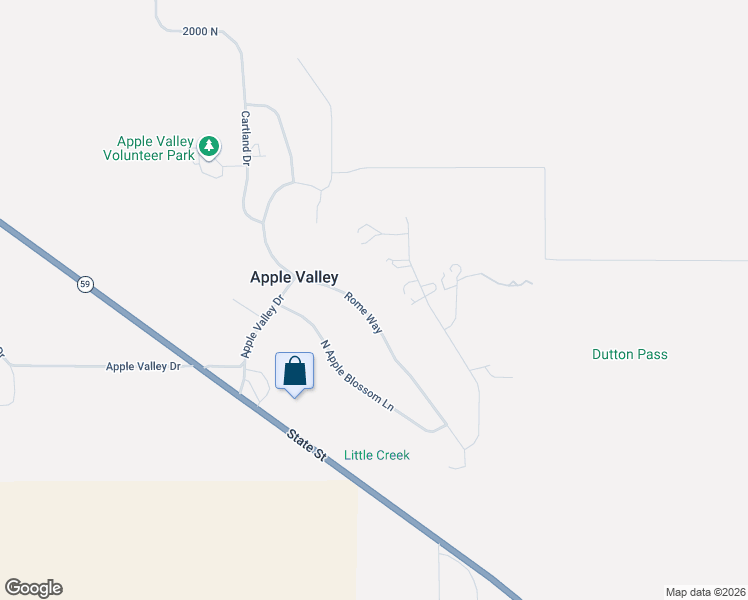 map of restaurants, bars, coffee shops, grocery stores, and more near 1567 N Mt Zion Dr in Apple Valley