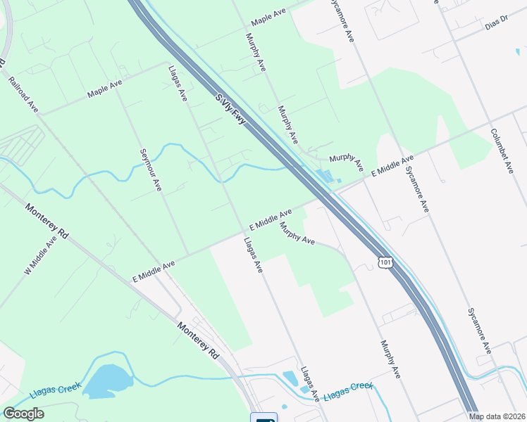 map of restaurants, bars, coffee shops, grocery stores, and more near 475 East Middle Avenue in San Martin