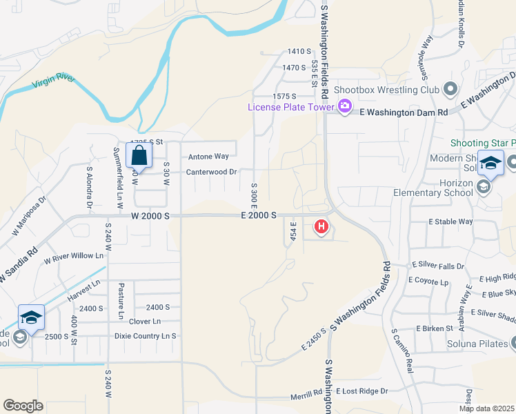 map of restaurants, bars, coffee shops, grocery stores, and more near 1967 Heritage Fields Drive in Washington