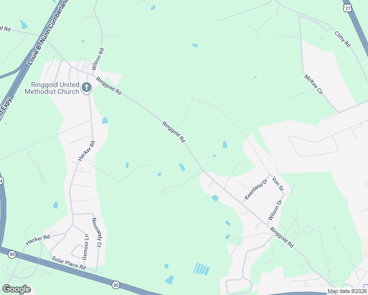 map of restaurants, bars, coffee shops, grocery stores, and more near 1303 Ringgold Road in Somerset