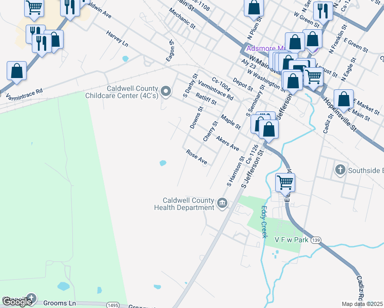 map of restaurants, bars, coffee shops, grocery stores, and more near 101 Jacob Drive in Princeton