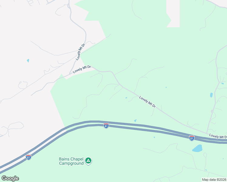 map of restaurants, bars, coffee shops, grocery stores, and more near 413 Lovely Mount Drive in Radford
