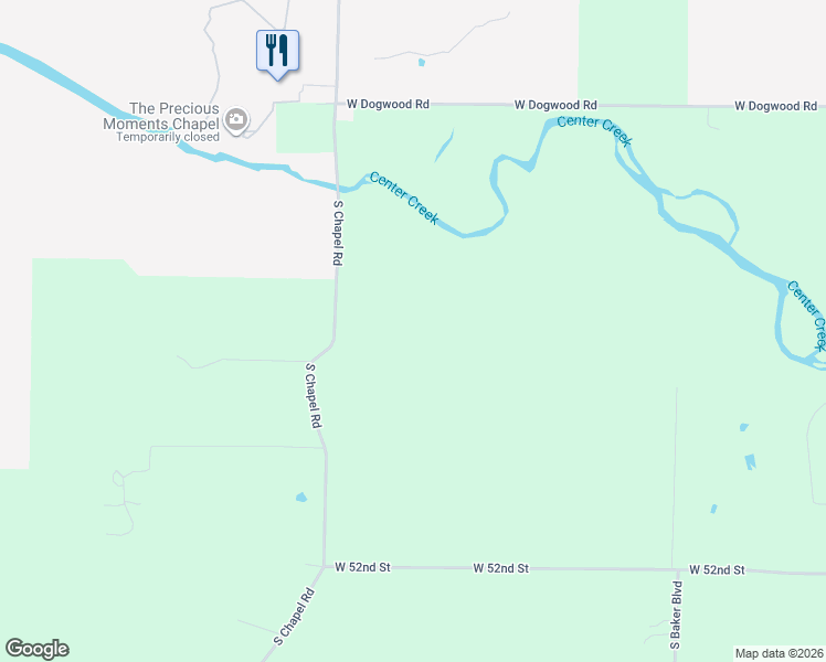 map of restaurants, bars, coffee shops, grocery stores, and more near 5000 South Chapel Road in Carthage