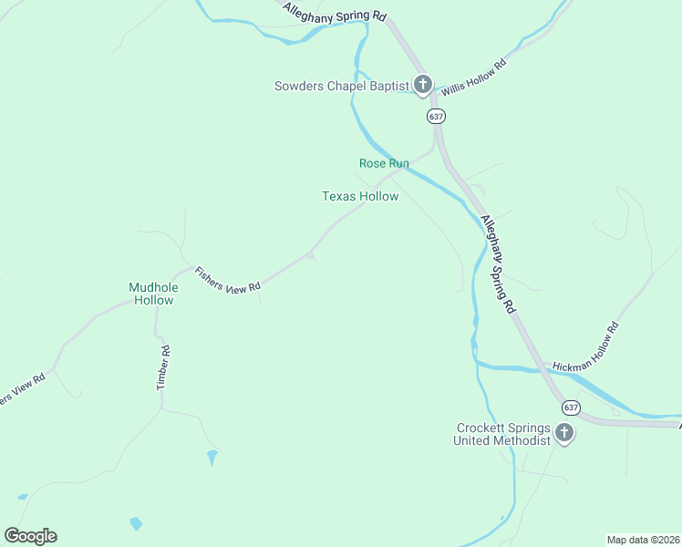 map of restaurants, bars, coffee shops, grocery stores, and more near 2560 Fishers View Road in Shawsville