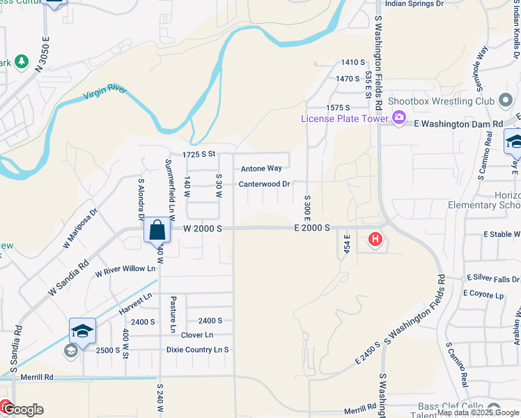 map of restaurants, bars, coffee shops, grocery stores, and more near 1920 Pommel Circle in Washington