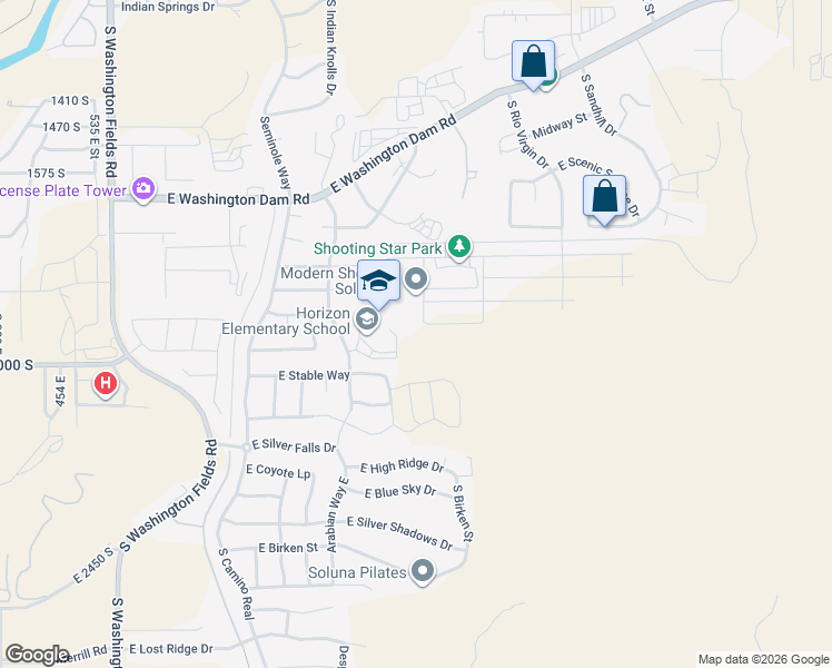 map of restaurants, bars, coffee shops, grocery stores, and more near 1916 Pleiades Way in Washington