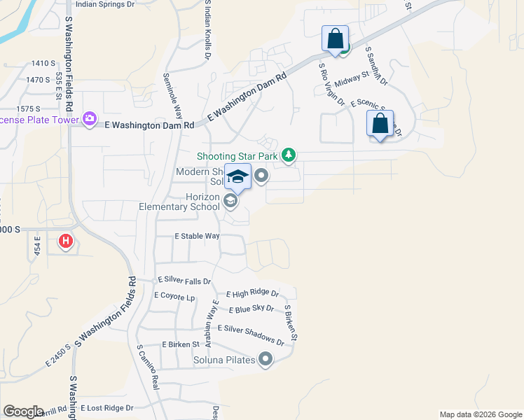 map of restaurants, bars, coffee shops, grocery stores, and more near 1916 Pleiades Way in Washington