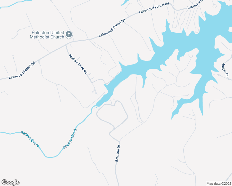map of restaurants, bars, coffee shops, grocery stores, and more near 416 Beckys Creek Drive in Moneta