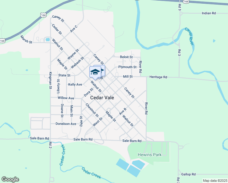 map of restaurants, bars, coffee shops, grocery stores, and more near 618 Cedar Street in Cedar Vale