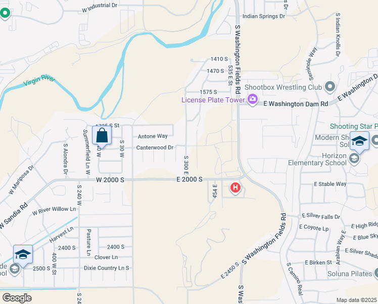 map of restaurants, bars, coffee shops, grocery stores, and more near 1863 Heritage Fields Drive in Washington