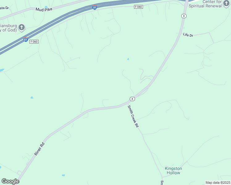 map of restaurants, bars, coffee shops, grocery stores, and more near 2569 Riner Road in Christiansburg