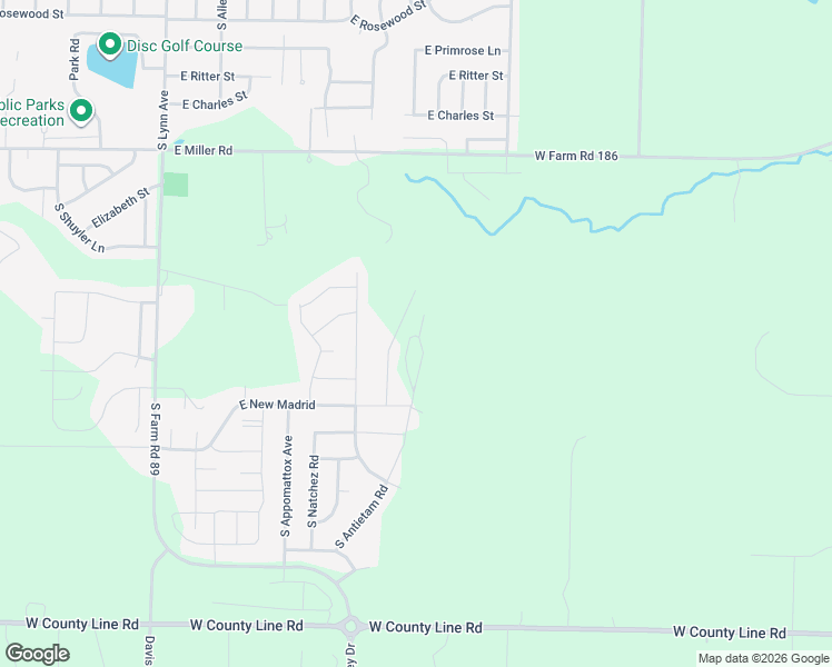 map of restaurants, bars, coffee shops, grocery stores, and more near 1052 South Cumberland Avenue in Republic