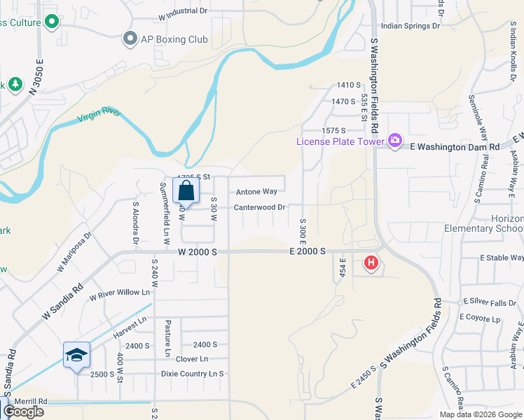 map of restaurants, bars, coffee shops, grocery stores, and more near 1845 Pommel Circle in Washington