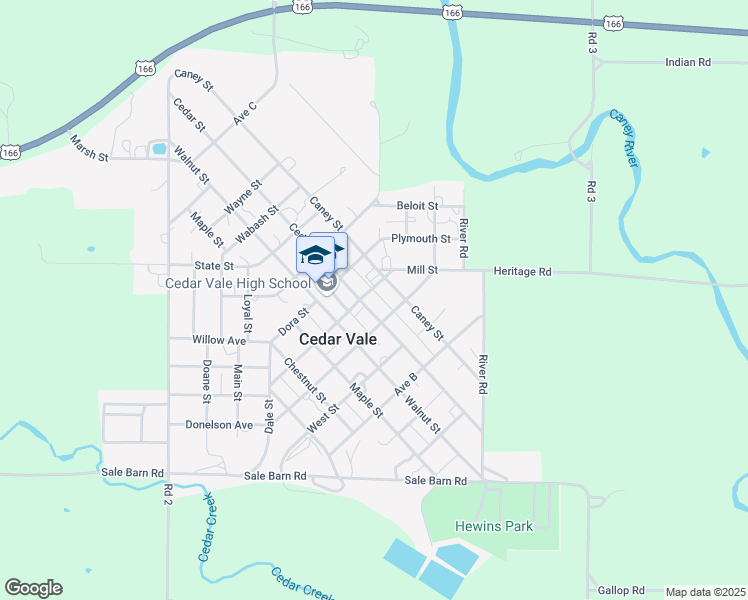 map of restaurants, bars, coffee shops, grocery stores, and more near 618 Cedar Street in Cedar Vale
