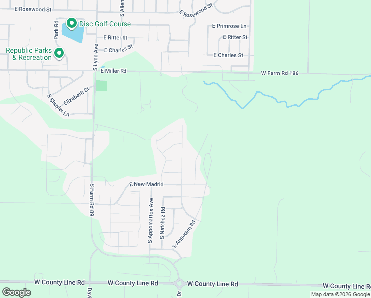 map of restaurants, bars, coffee shops, grocery stores, and more near 1052 South Cumberland Avenue in Republic