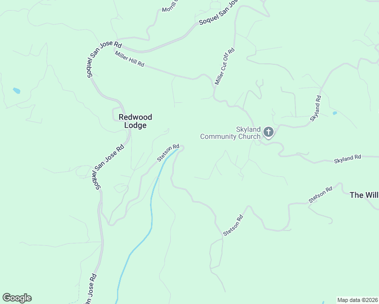 map of restaurants, bars, coffee shops, grocery stores, and more near 15645 Stetson Road in Soquel